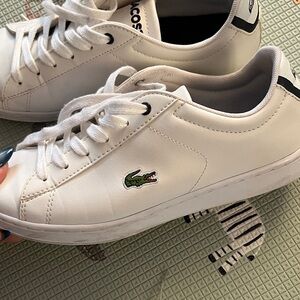 Lacoste Classic White Tennis Shoes